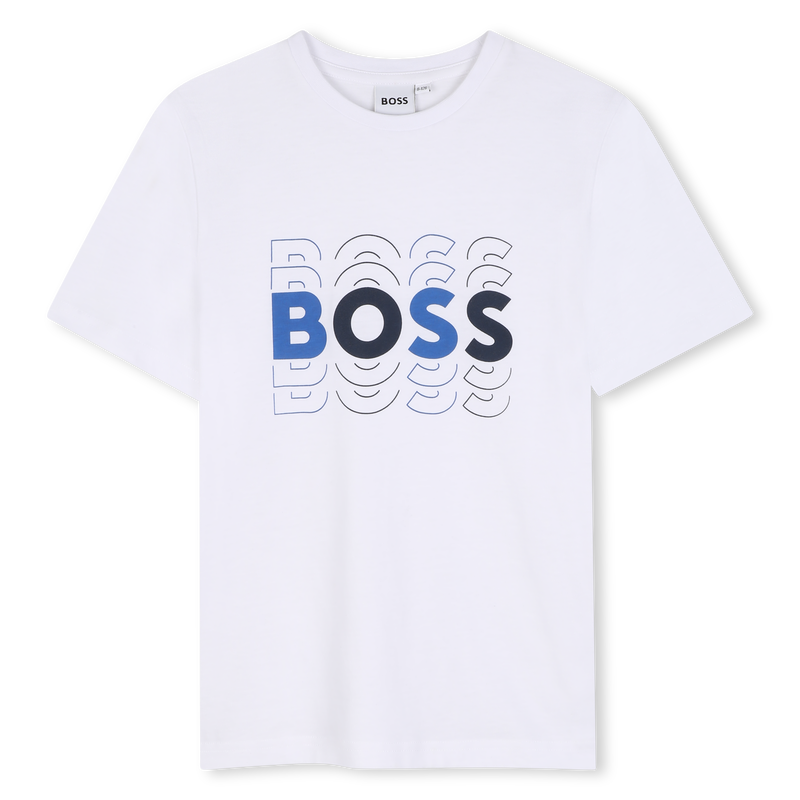 ENSEMBLE T-SHIRT + BERMUDA BOSS 
                        GARCON