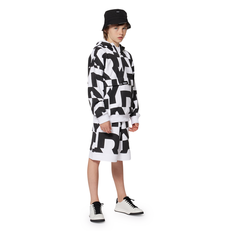 Bermuda en coton molletonn&eacute; DKNY 
                        UNISEXE
