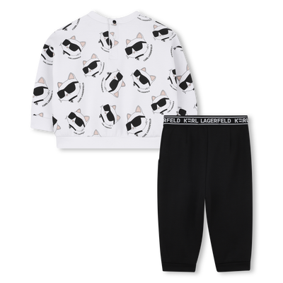 Ensemble sweat et pantalon KARL LAGERFELD KIDS FILLE