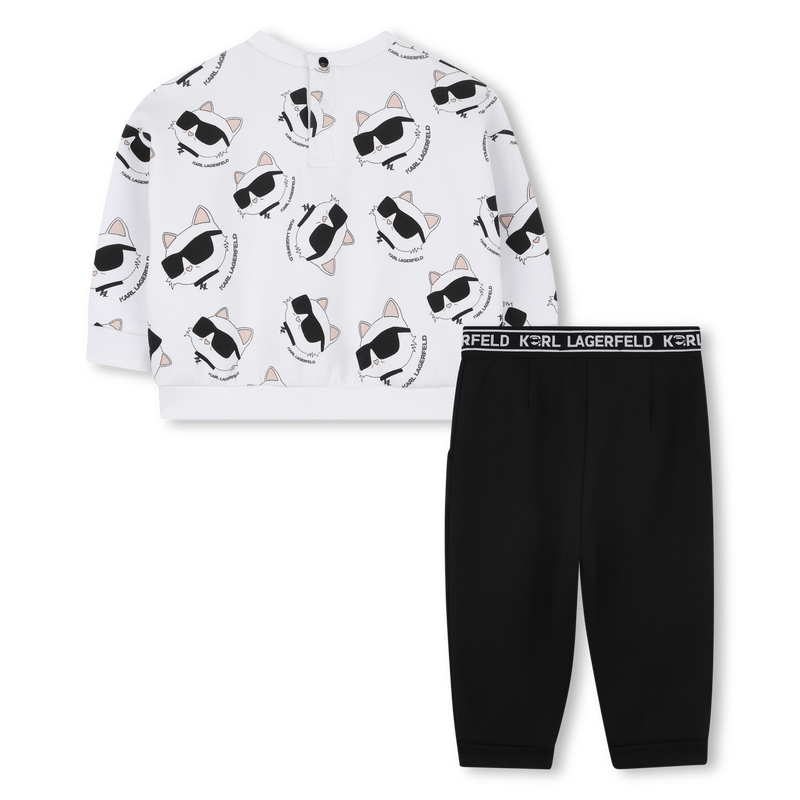 Ensemble sweat et pantalon KARL LAGERFELD KIDS 
                    FILLE