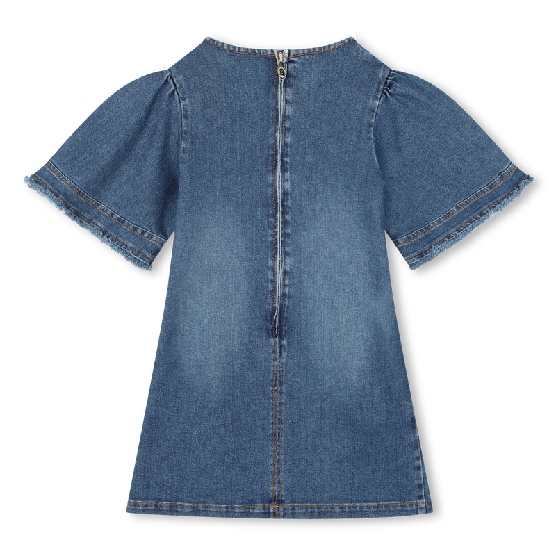 Robe à manches courtes en jean CHLOE 
                    FILLE