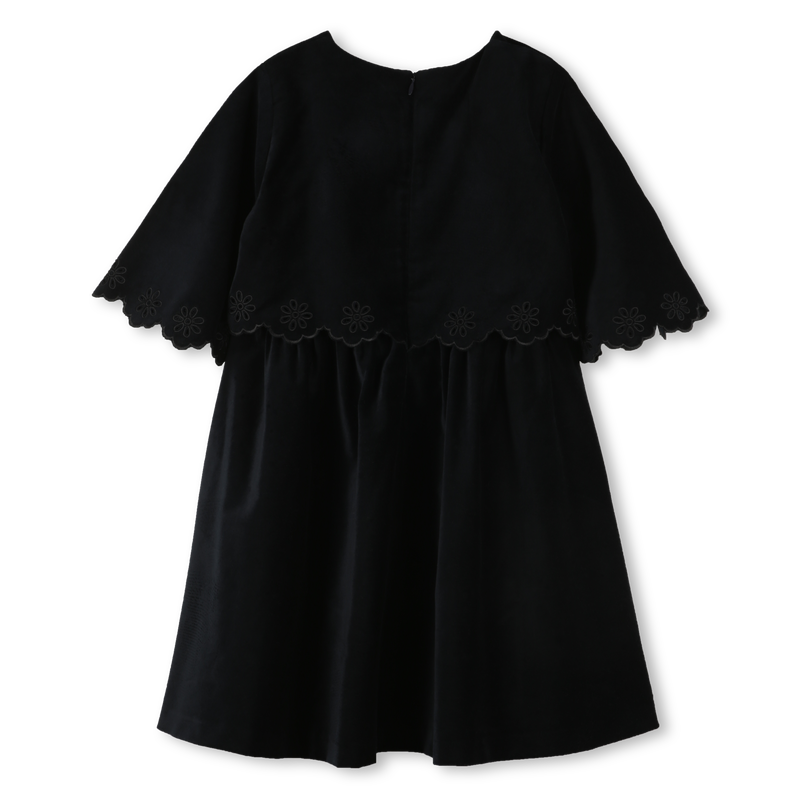 Robe avec broderies fleurs ajourées CHLOE 
                    FILLE