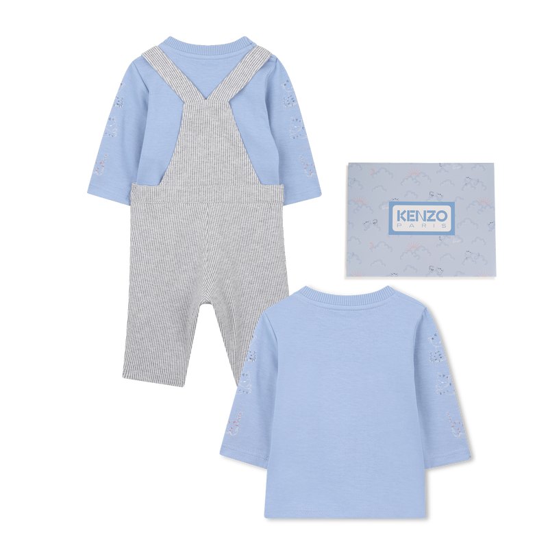 Ensemble tee-shirt + salopette KENZO KIDS 
                    GARCON