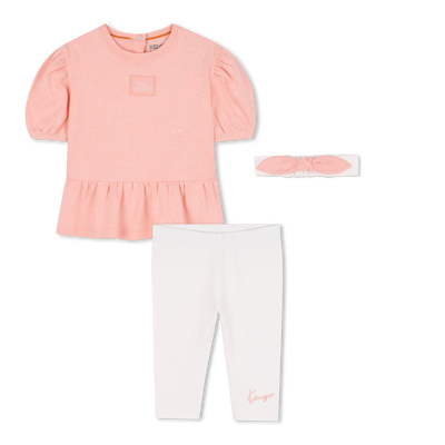 Ensemble robe + legging + bandeau KENZO KIDS FILLE