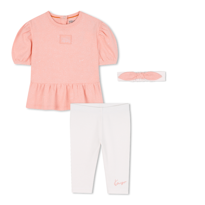 Ensemble robe + legging + bandeau KENZO KIDS 
                    FILLE