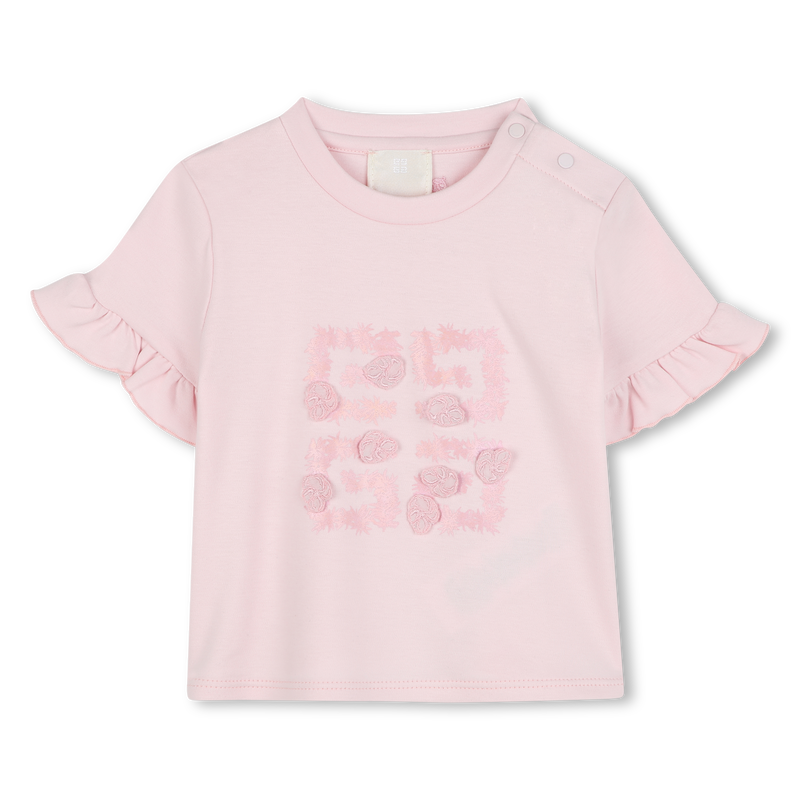T-shirt à manches volantées GIVENCHY 
                    FILLE