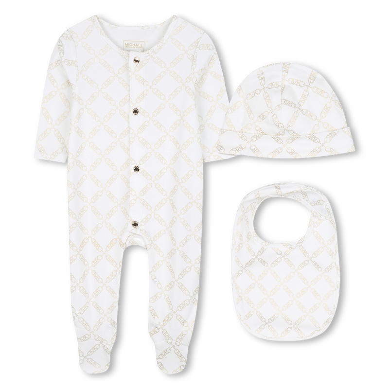 Ensemble pyjama bavoir et bonnet MICHAEL KORS 
                    FILLE