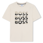 T-shirt manches courtes, VANILLE, hi-res