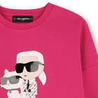 Sweat-shirt avec imprim&eacute; KARL LAGERFELD KIDS 
                    FILLE