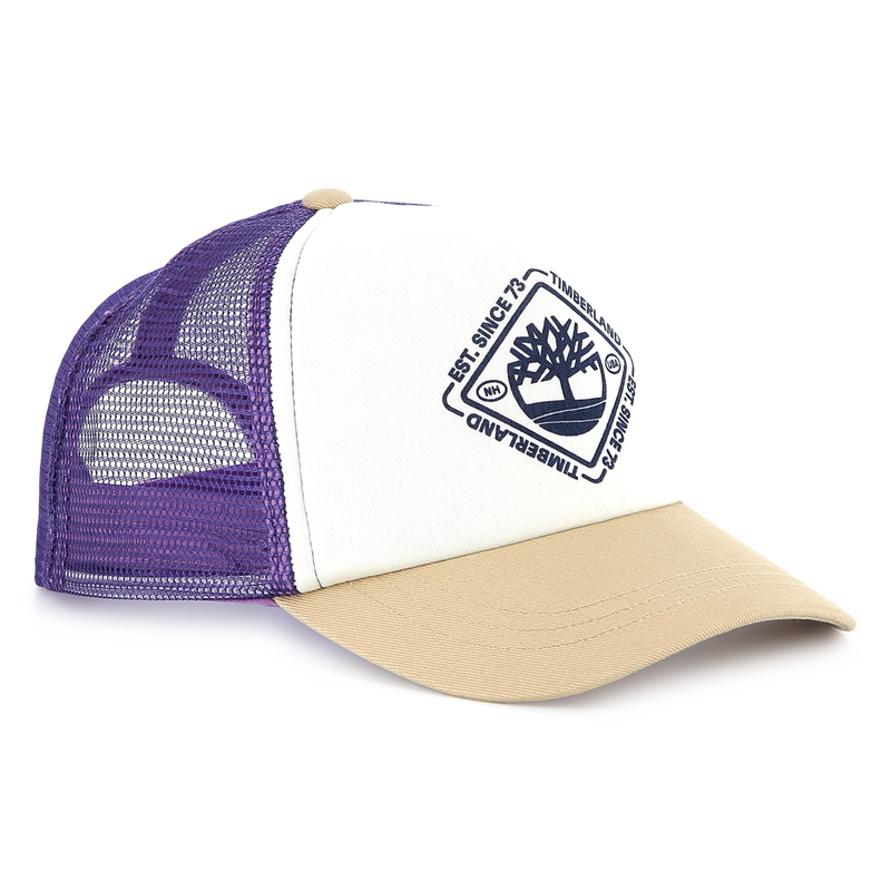 Casquette tricolore bimatière TIMBERLAND 
                    GARCON