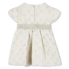 Robe de c&eacute;r&eacute;monie en jacquard KARL LAGERFELD KIDS 
                    FILLE