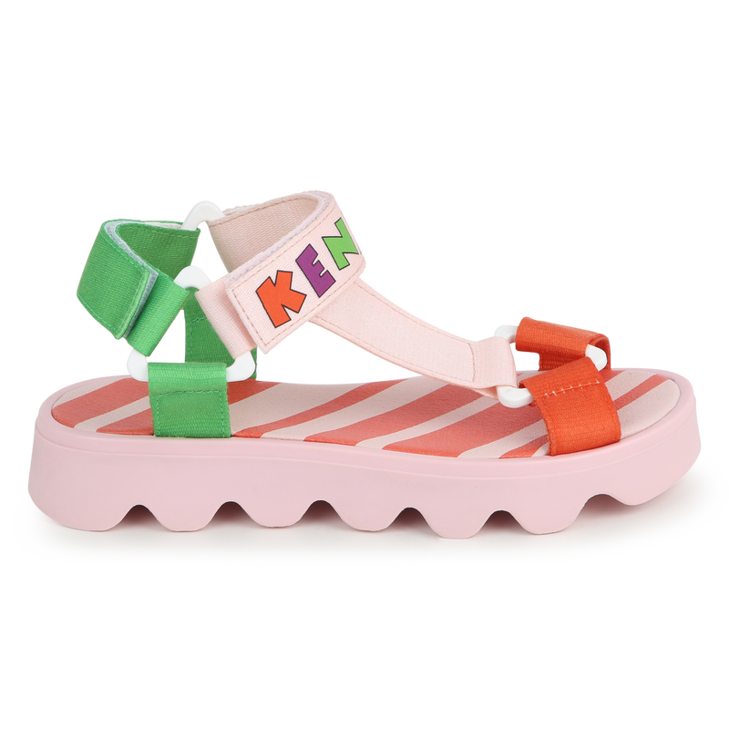 Sandales à boucle et bande auto-agrippante KENZO KIDS 
                    UNISEXE