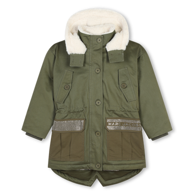 Parka à capuche avec poches MARC JACOBS FILLE