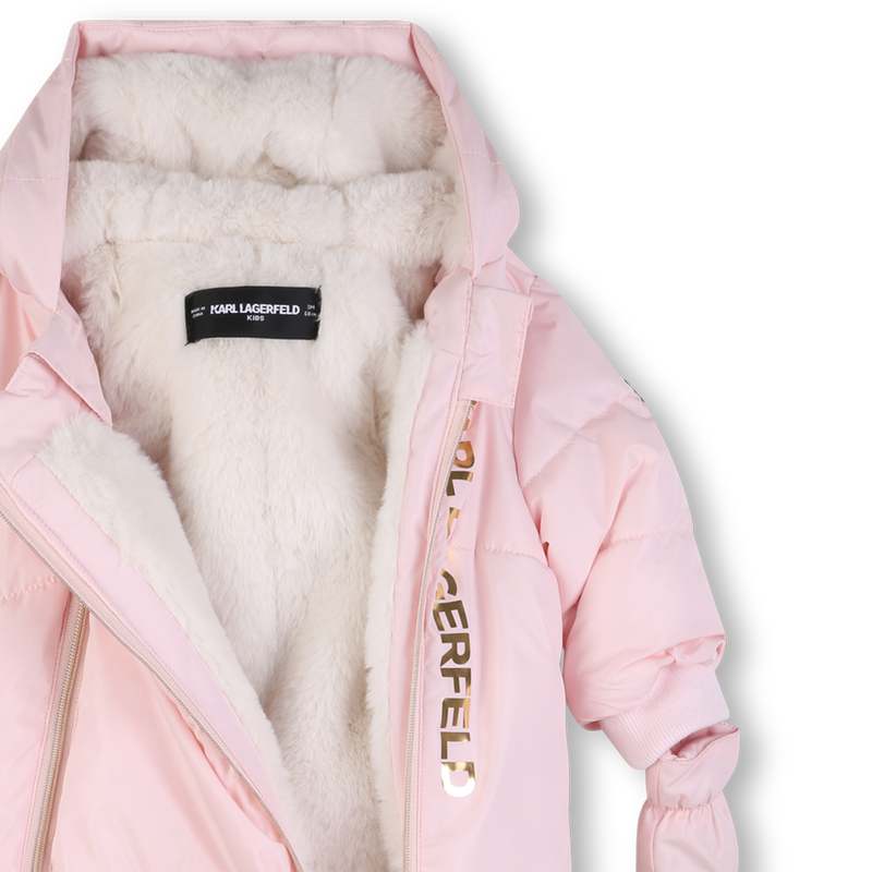 Combinaison pilote en polyester KARL LAGERFELD KIDS 
                    FILLE