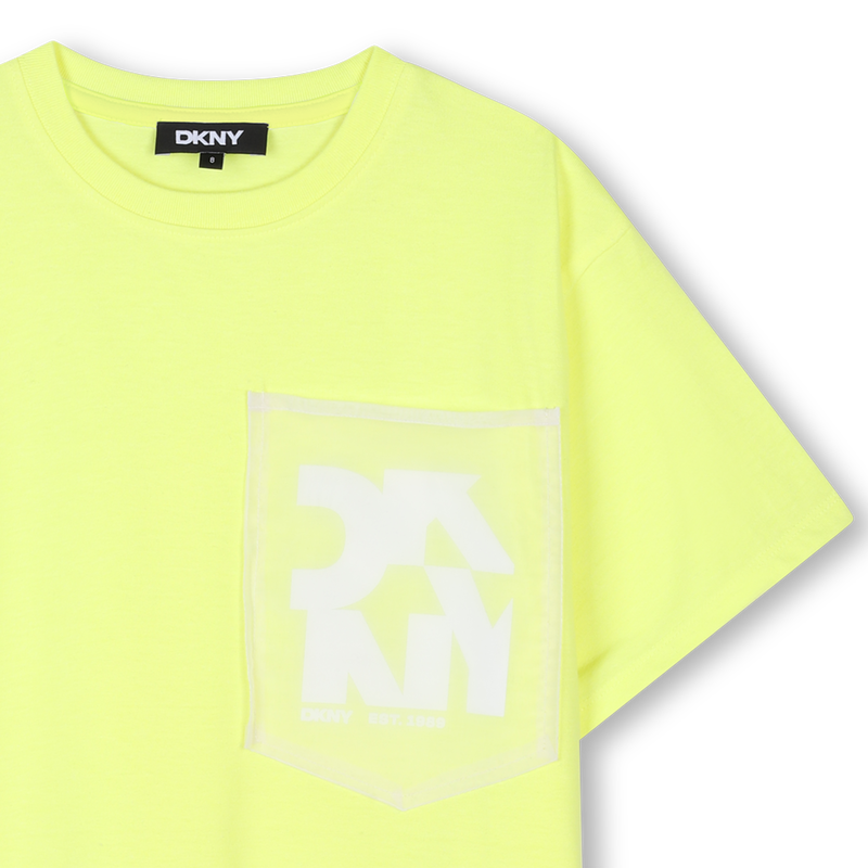 Robe T-shirt &agrave; manches courtes DKNY 
                        FILLE