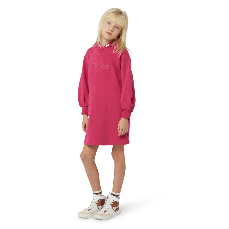 Robe en molleton à capuche CHLOE 
                    FILLE