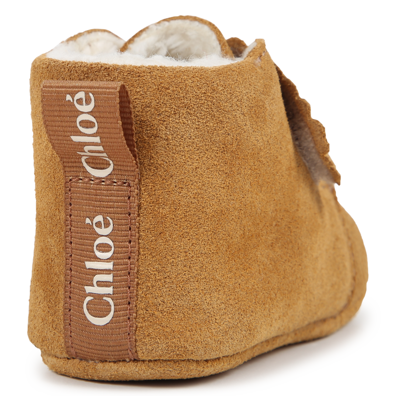 Chaussons avec bande auto-agrippante CHLOE 
                    FILLE