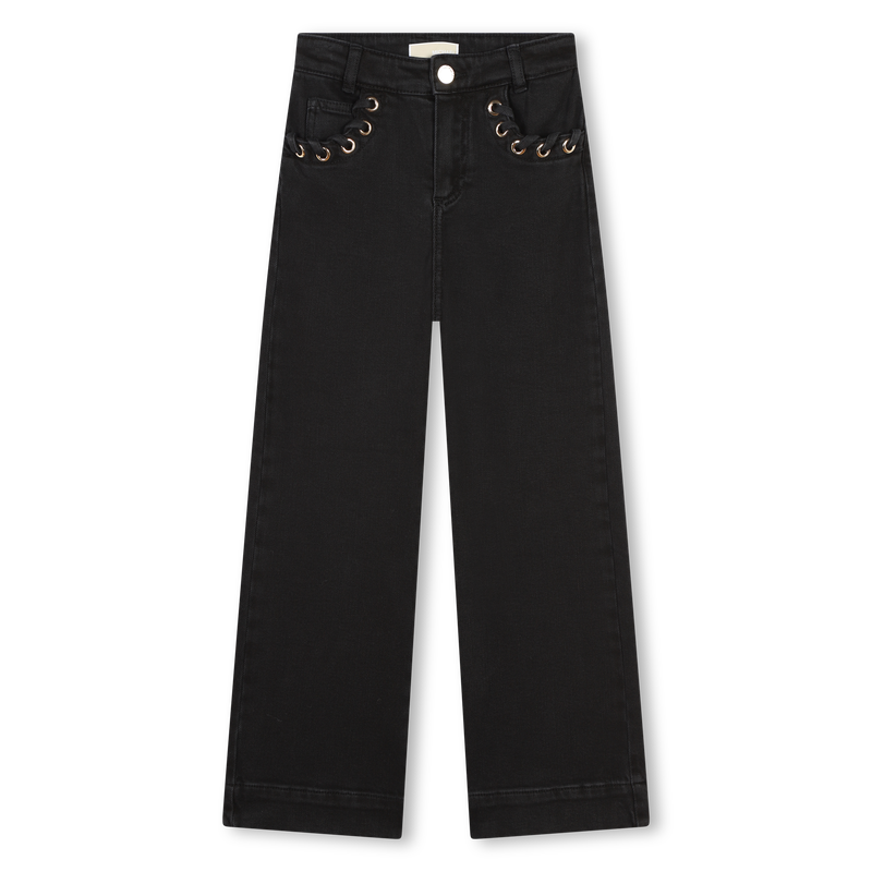 Jean ample à oeillets MICHAEL KORS 
                    FILLE
