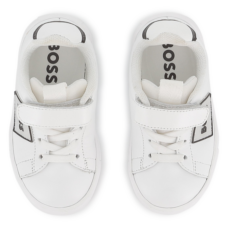 Baskets en cuir de vachette BOSS 
                    GARCON