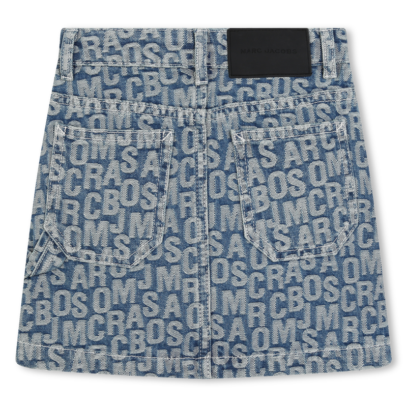 Jupe droite en denim THE MARC JACOBS 
                    FILLE