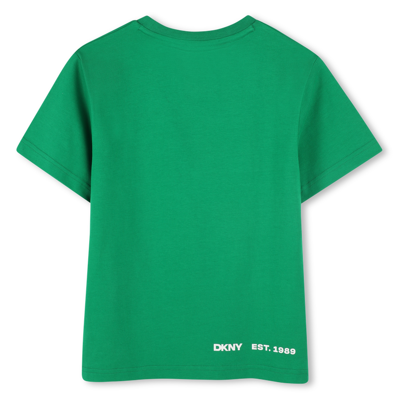 T-shirt imprim&eacute; devant et dos DKNY 
                        GARCON