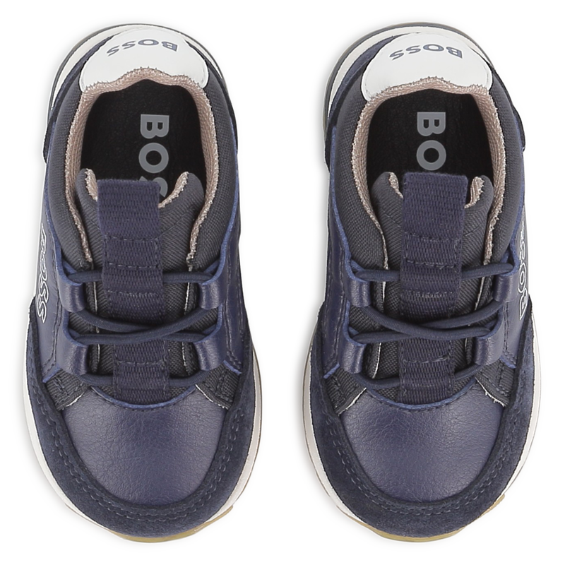 Baskets en mix matière BOSS 
                    GARCON