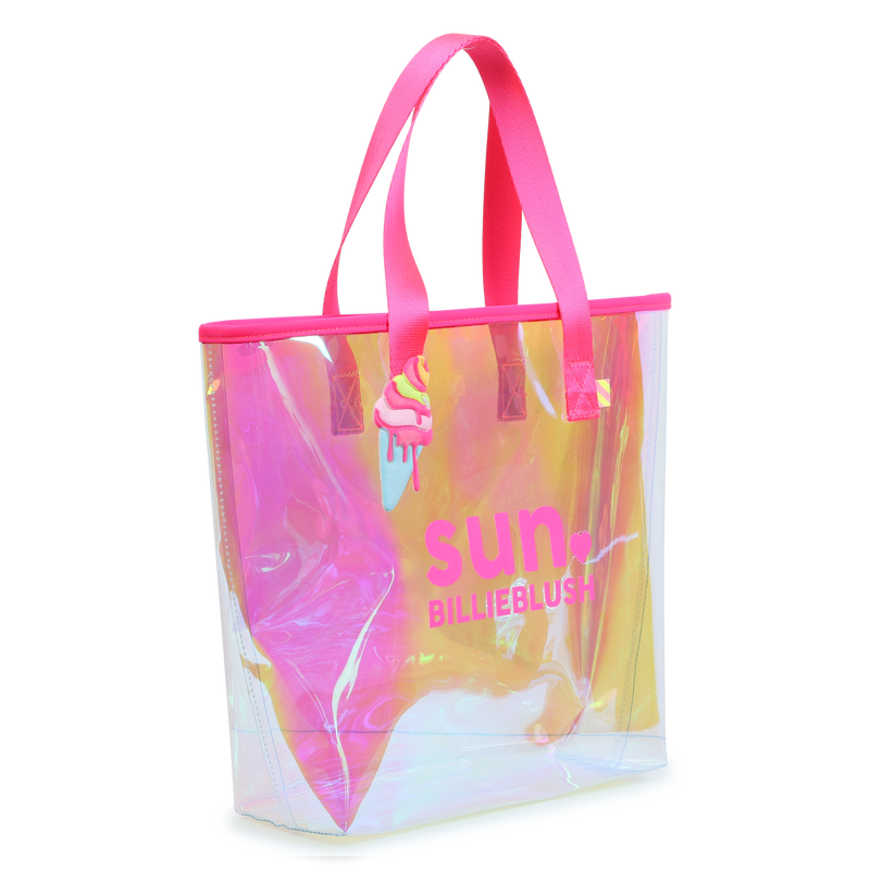 Sac cabas brillant avec badge BILLIEBLUSH 
                    FILLE