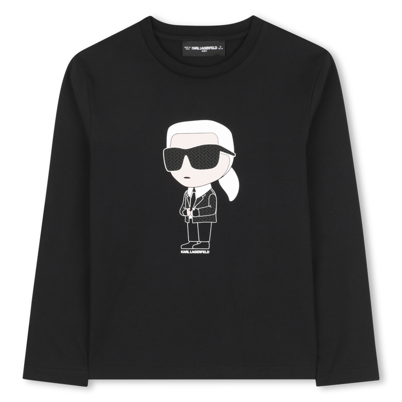 T-shirt &agrave; manches longues KARL LAGERFELD KIDS 
                        GARCON