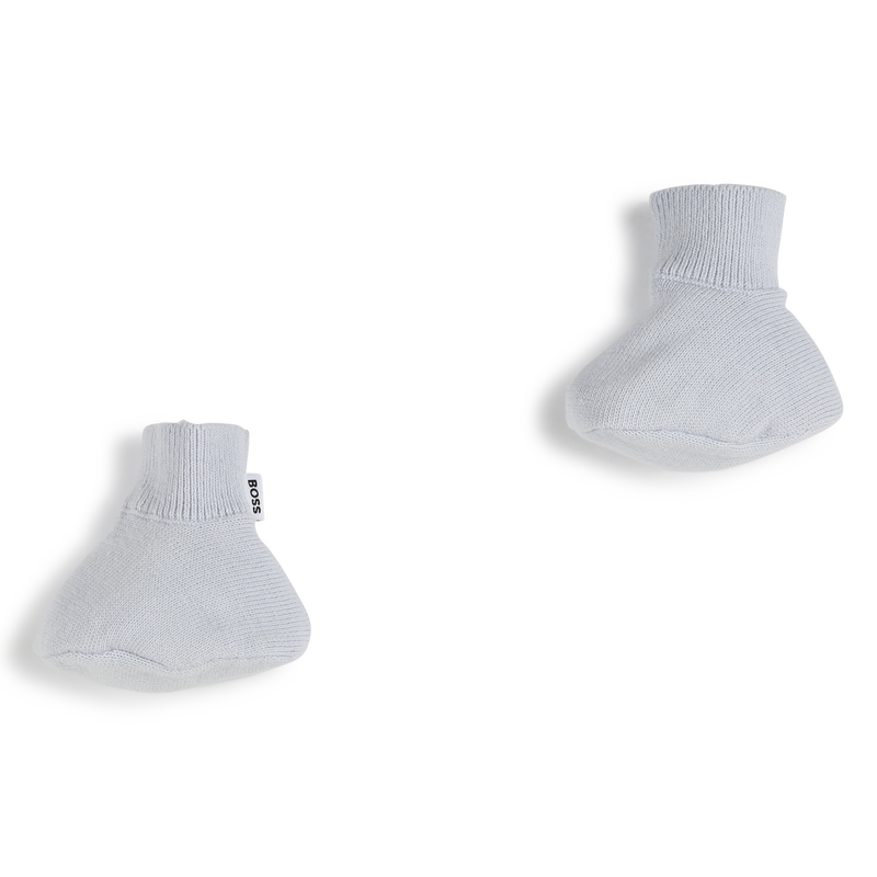 Ensemble bonnet et chaussons BOSS 
                    UNISEXE