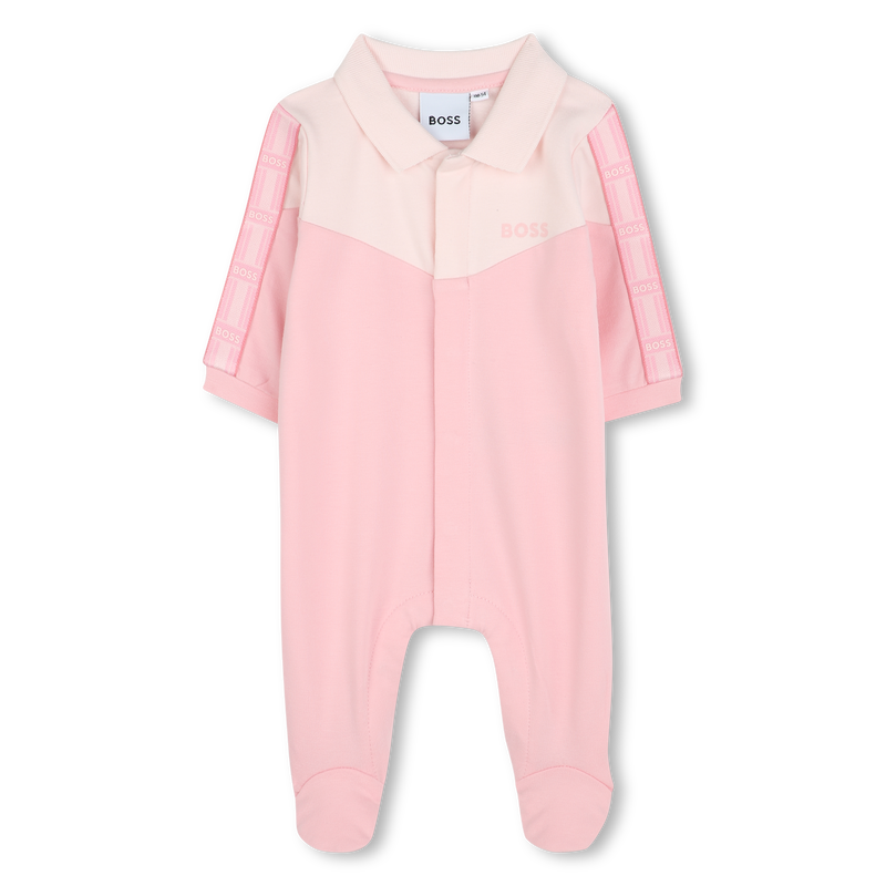 Pyjama &agrave; d&eacute;coupes et col polo BOSS 
                        FILLE