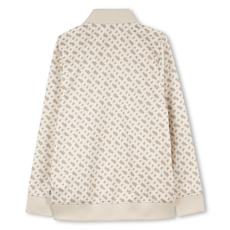 Sweat-shirt imprim&eacute; monogramme BOSS 
                        GARCON