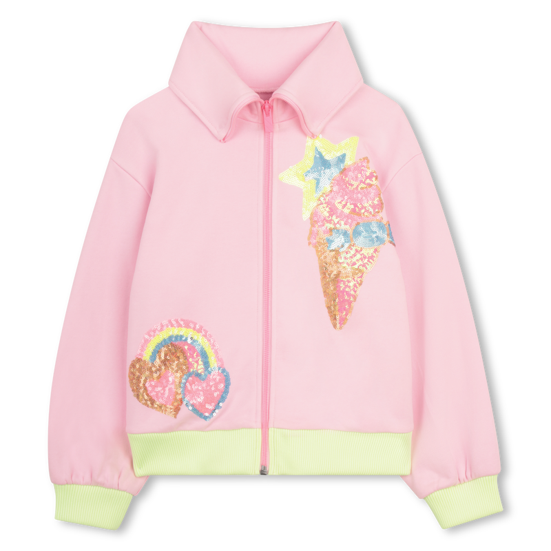 SWEAT ZIPP&Eacute; &Agrave; CAPUCHE BILLIEBLUSH 
                        FILLE