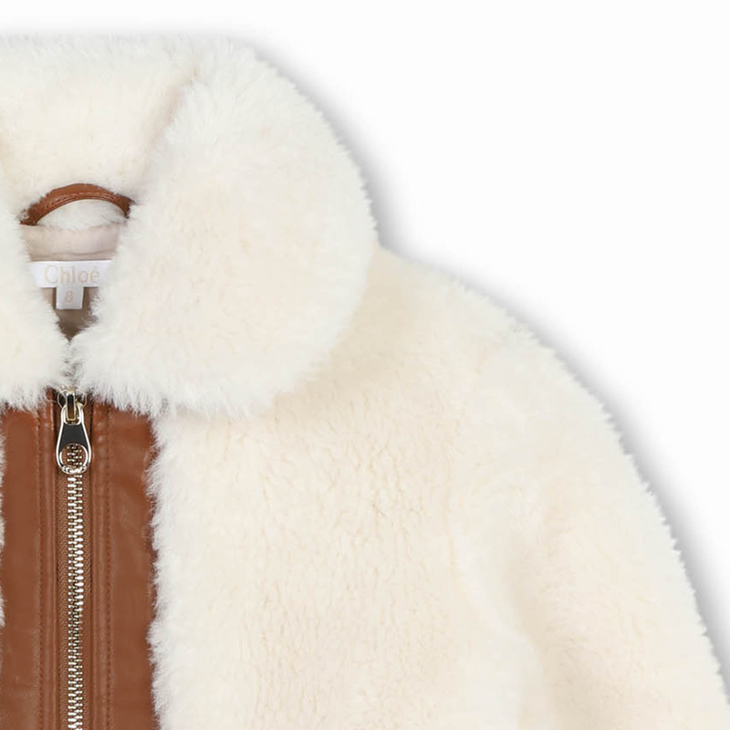 Blouson en tissu peluche CHLOE 
                    FILLE
