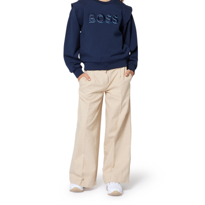 Sweat-shirt brod&eacute; BOSS FILLE