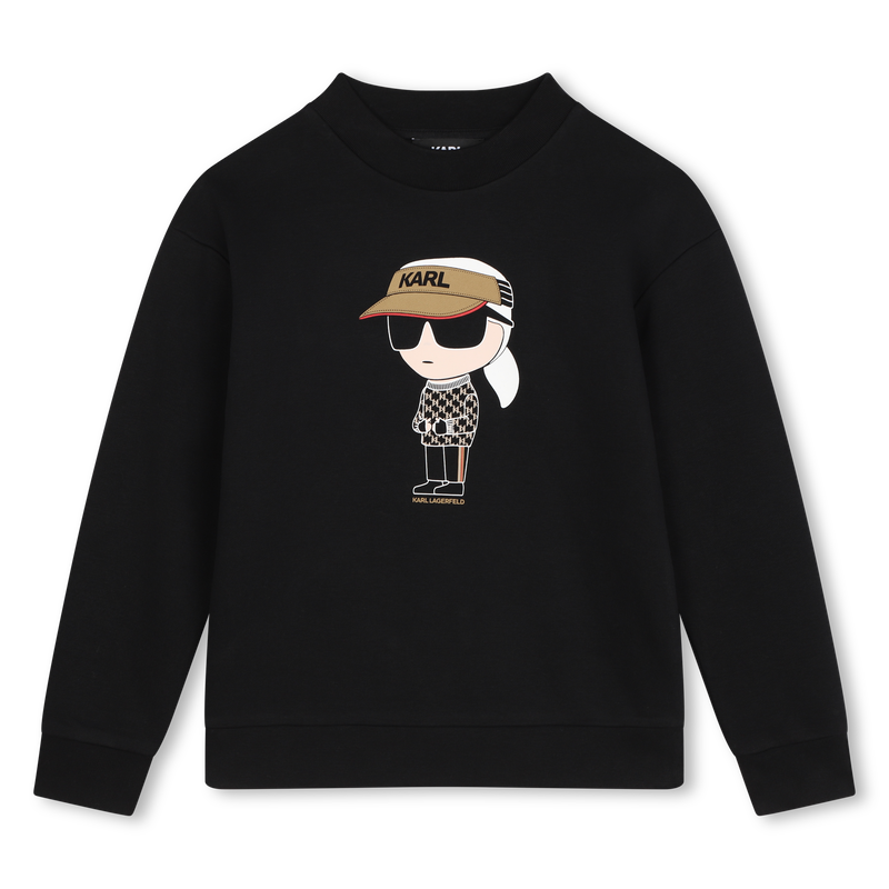 Sweat-shirt molletonné KARL LAGERFELD KIDS 
                    GARCON