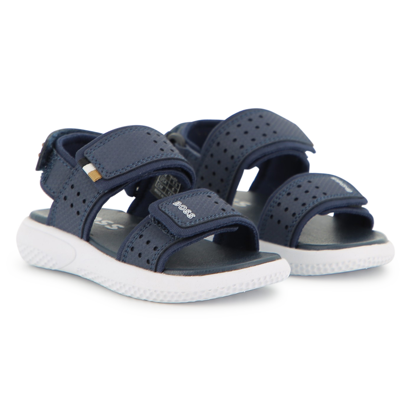 SANDALES EN SIMILI BOSS 
                        GARCON