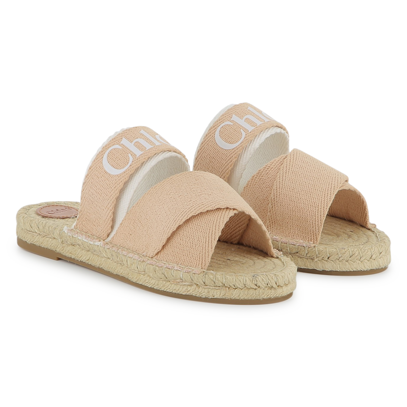 Sandales en toile et corde CHLOE 
                    FILLE
