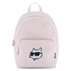 Petit sac &agrave; dos en polaire duveteuse KARL LAGERFELD KIDS 
                    FILLE