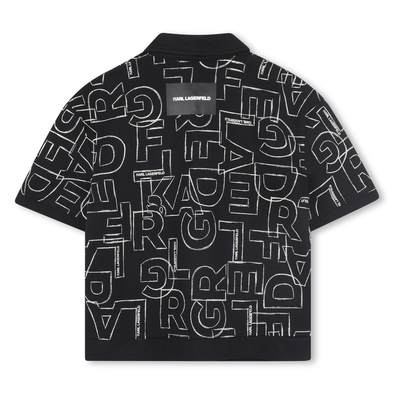 Chemise manches courtes en jersey KARL LAGERFELD KIDS 
                        GARCON