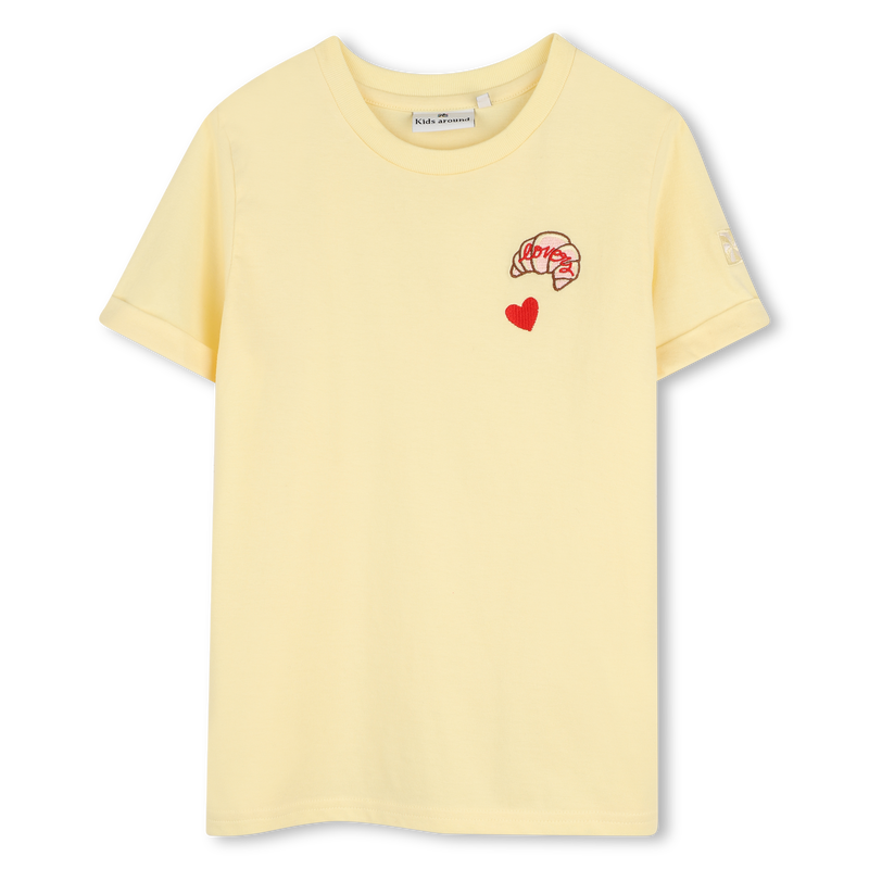 Tee-shirt manches courtes KIDS AROUND 
                        FILLE