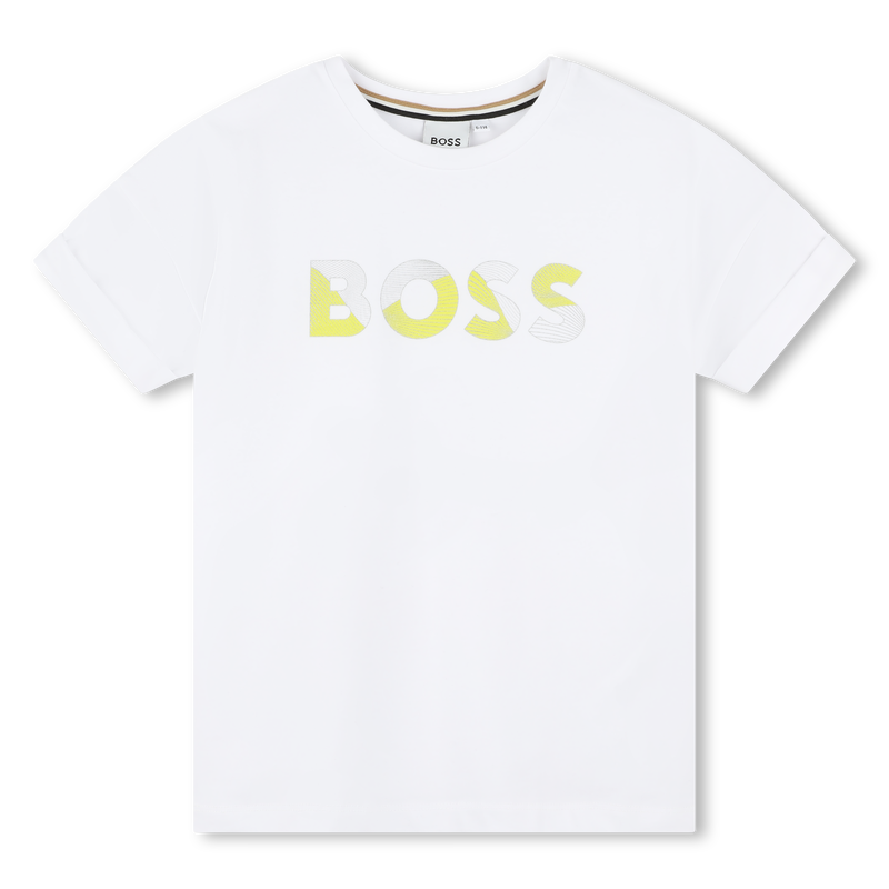 T-shirt manches courtes revers BOSS 
                    FILLE