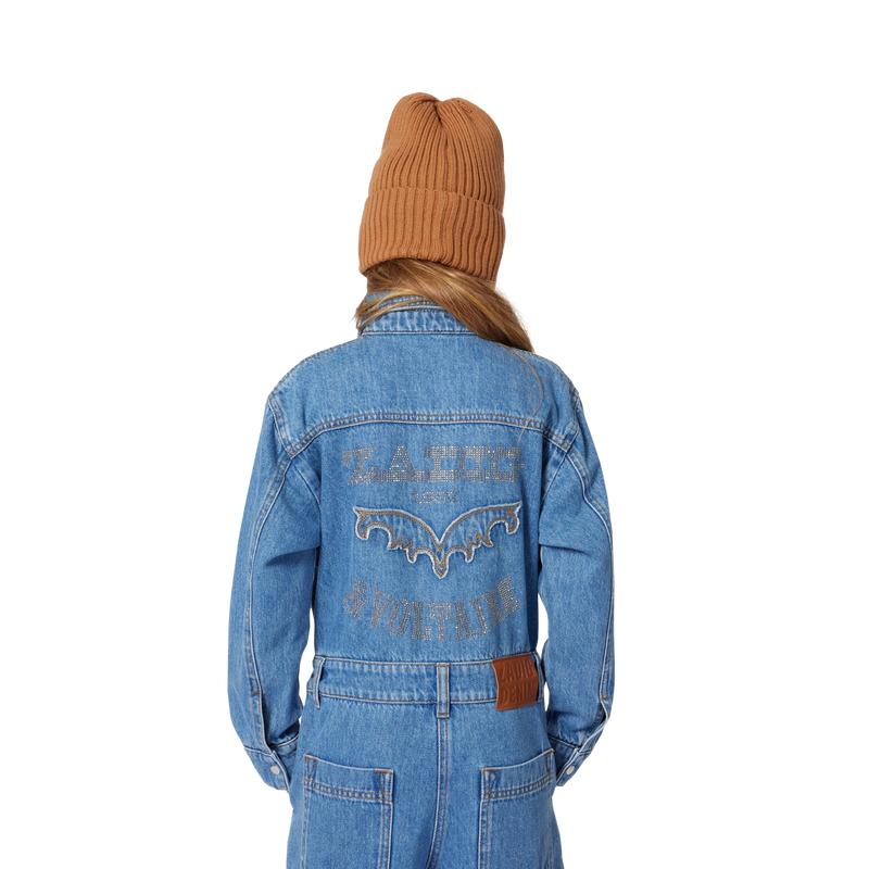 Combinaison denim col chemise ZADIG & VOLTAIRE 
                    FILLE
