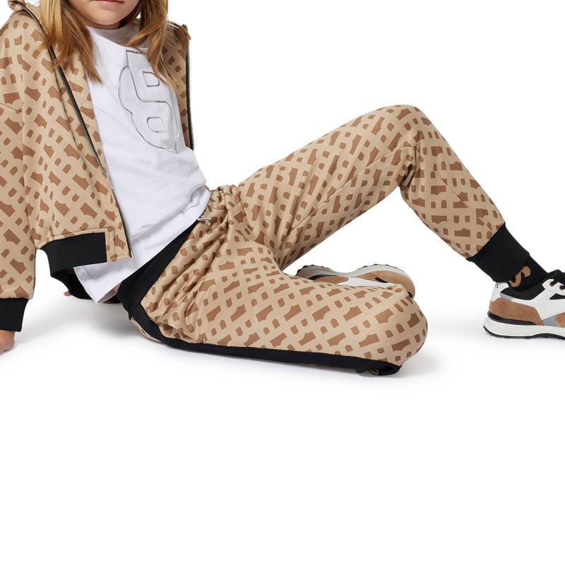 Cardigan en jacquard &agrave; capuche BOSS 
                        FILLE