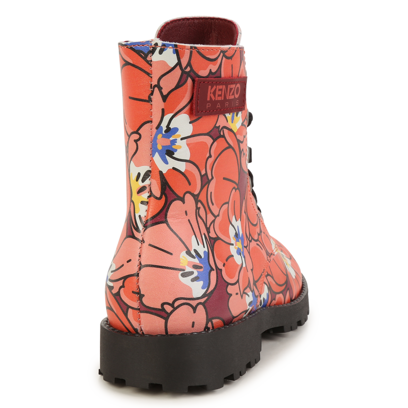 Bottines lacées en cuir KENZO KIDS 
                    UNISEXE