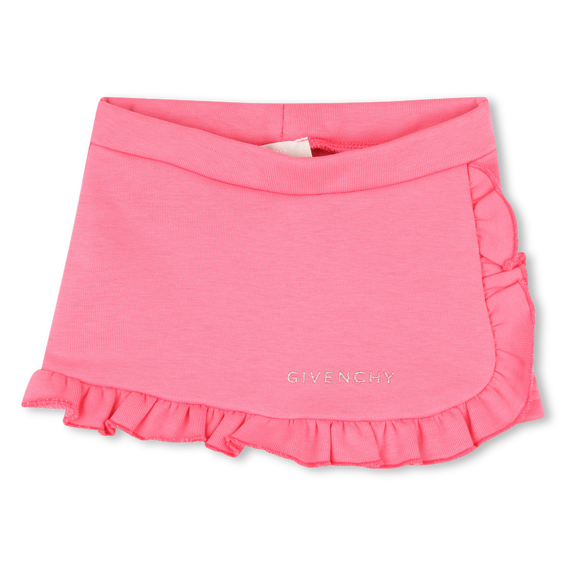 Short en molleton à volant GIVENCHY 
                    FILLE
