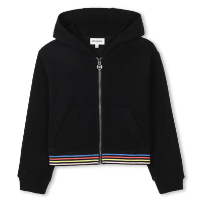 Cardigan &agrave; capuche en &eacute;ponge SONIA RYKIEL FILLE