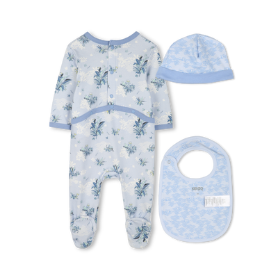 Pyjama, bavoir et bonnet coton KENZO KIDS GARCON