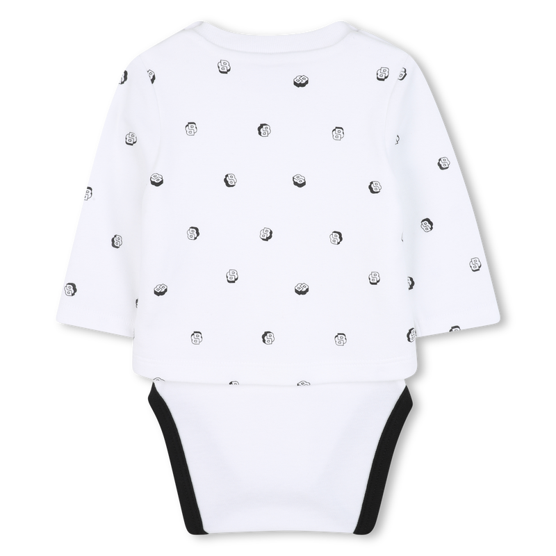 Ensemble body, bavoir et bonnet BOSS 
                    GARCON