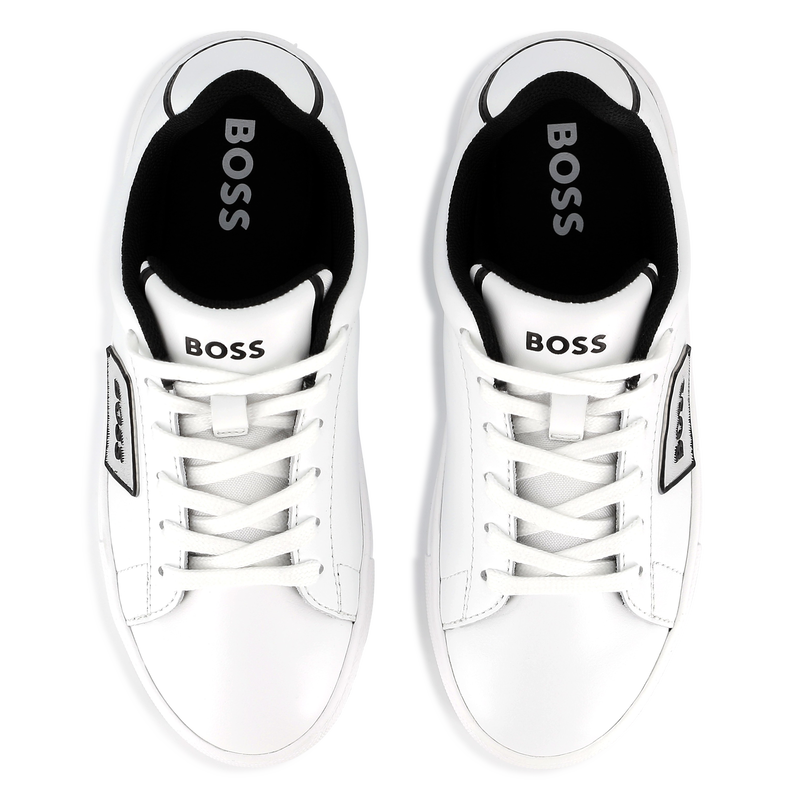 Baskets en cuir de vachette BOSS 
                    GARCON