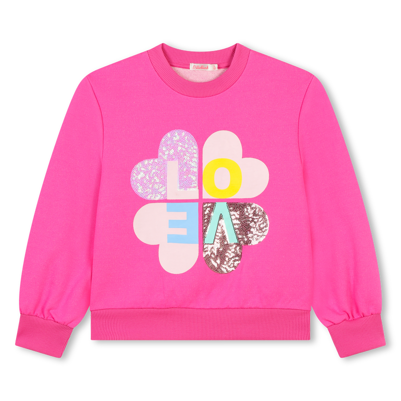 Sweat-shirt en molleton BILLIEBLUSH 
                    FILLE